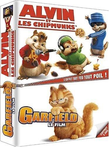 Alvin et les chipmunks - Garfield, les films : Coffret 2 DVD Films