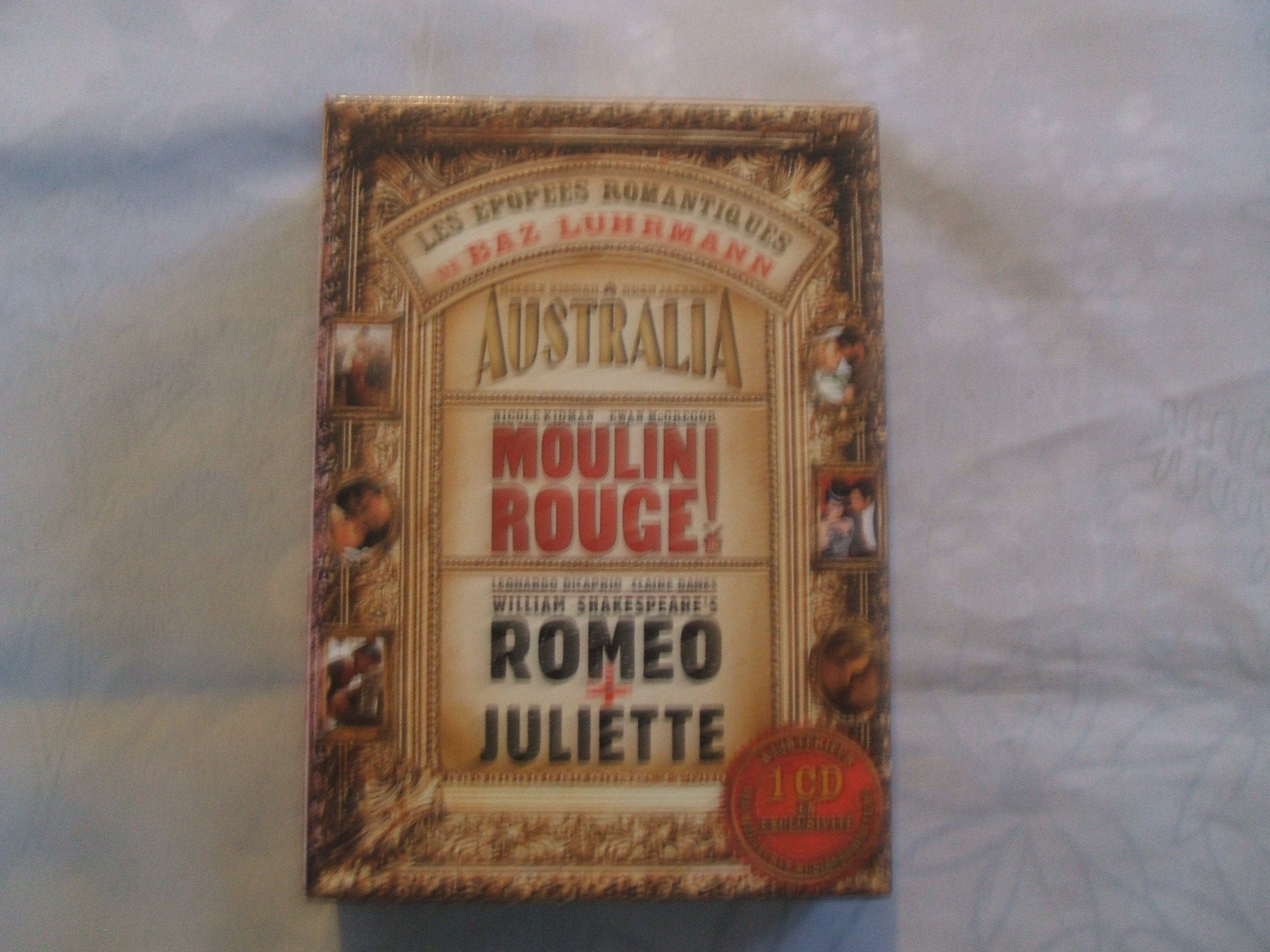 Coffret baz luhrmann "epopées romantiques" : australia ; moulin rouge ; romeo + juliette Films