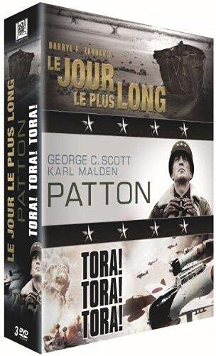 Coffret guerre 2011 : le jour le plus long ; patton ; tora ! tora ! tora ! Films