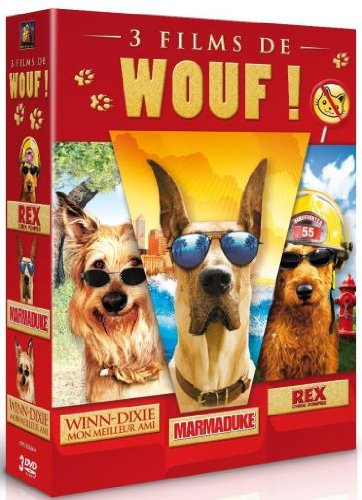 3 films de Wouf ! : Marmaduke + Winn-Dixie - Mon meilleur ami + Rex, chien pompier dvd