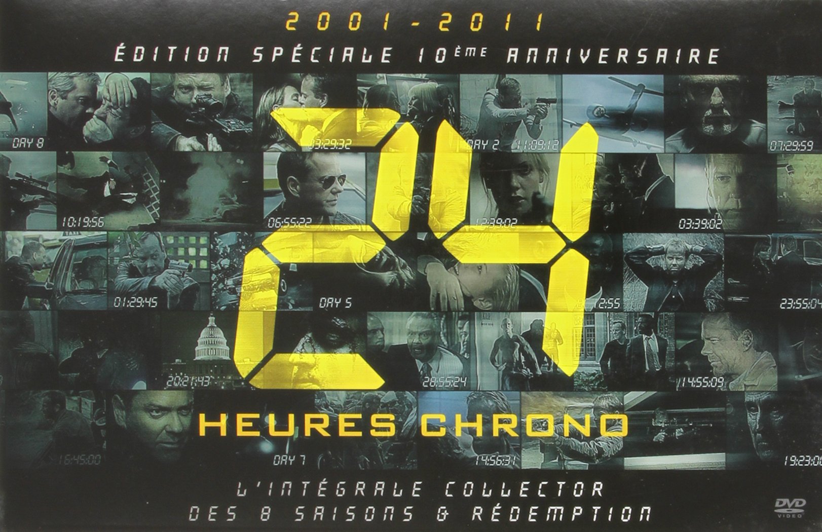 24 Heures Chrono - Coffret Bombe 49 DVD - Saisons 1 à 8 + Redemption - Edition limitée Box sets