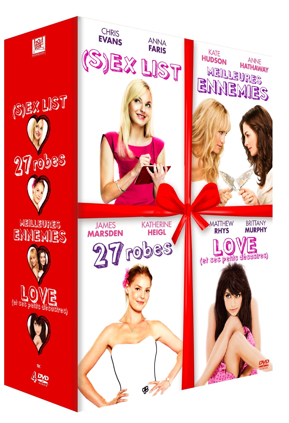 Coffret : sex list ; 27 robes ; meilleurs ennemies ; love et ses petits désastres Movies