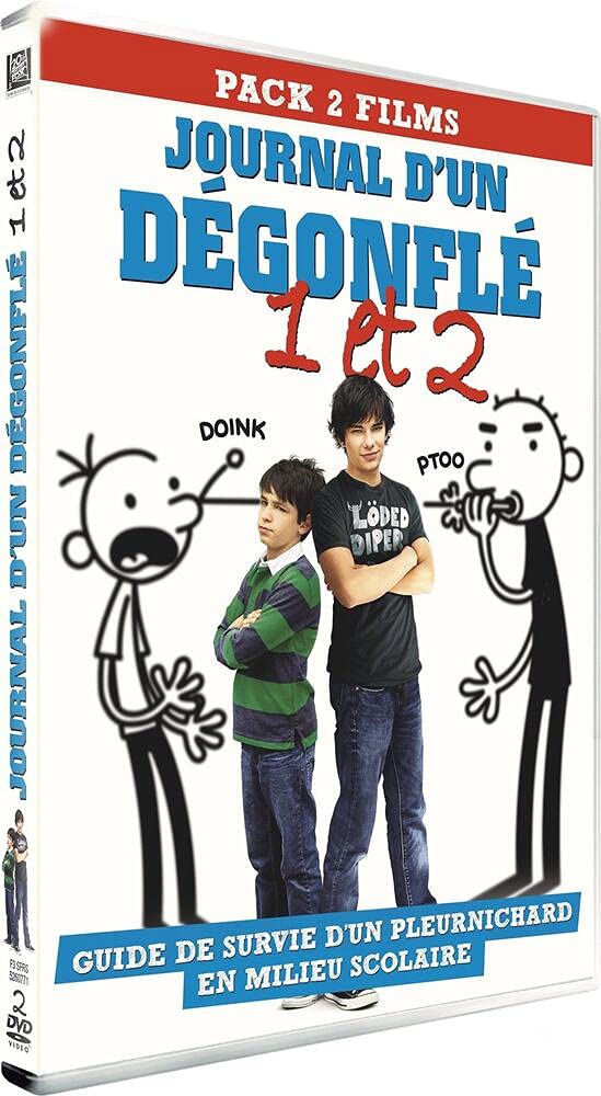 Coffret le journal d'un dégonflé : le journal d'un dégonflé ; le journal d'un dégonflé 2 : rodrick fait sa loi Films