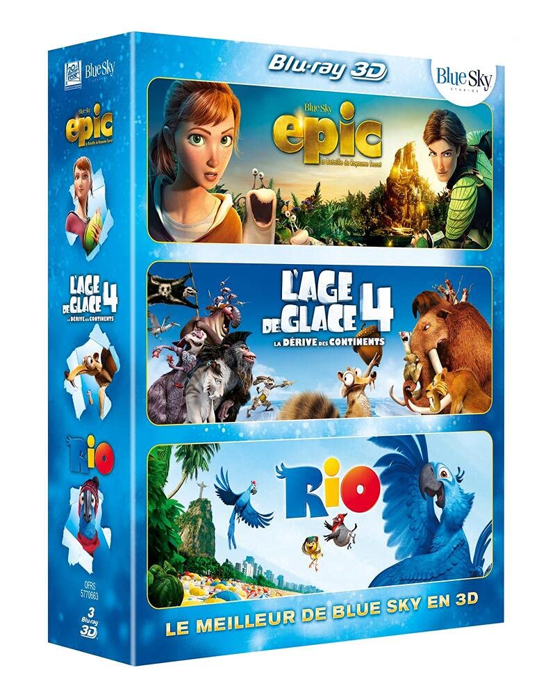 Meilleur de la 3D Blue Sky : Epic + L'Age de glace 4 + Rio Films