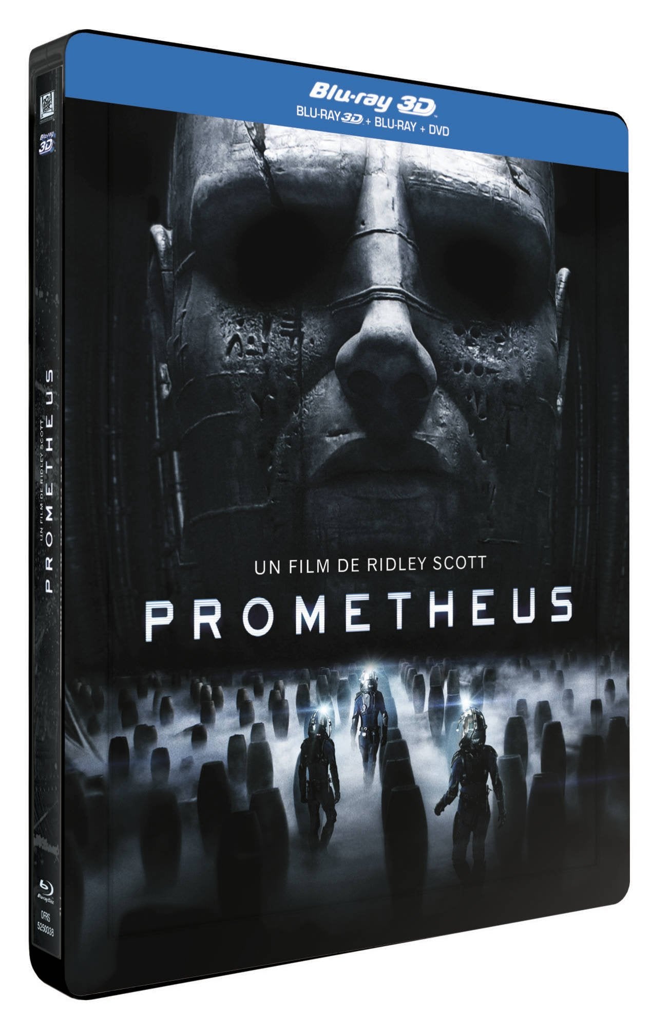 Prometheus 3D Steelbook Blu-Ray3D + Blu-Ray + DVD (Limited Lenticular Steelbook, FR-Import ohne deutsche Tonspur) Regionfree Movies
