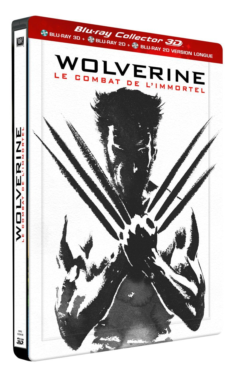 Wolverine : le combat de l'immortel - Combo Blu-ray 3D + Blu-ray + Blu-ray bonus version longue - Edition limitée boitier métal Films