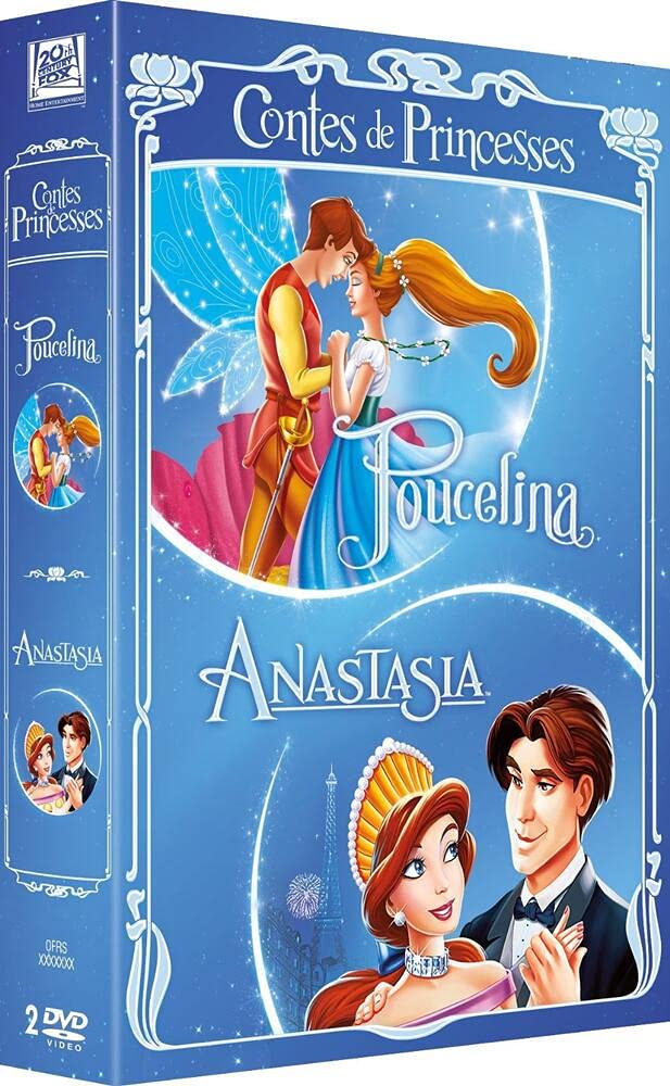 Coffret contes de princesses 2 films : poucelina ; anastasia Films