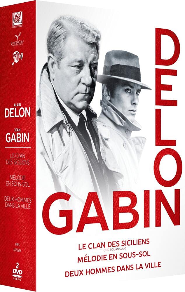 Coffret delon et gabin 3 films : le clan des siciliens ; mélodie en sous-sol ; deux hommes dans la ville Movies