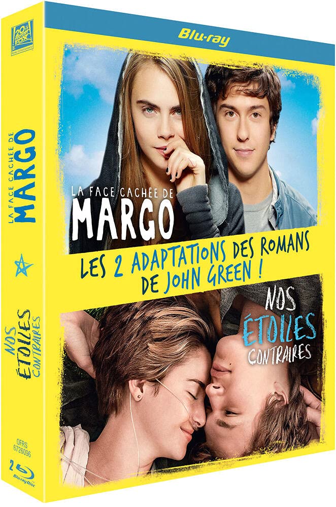Coffret 2 adaptations des romans de john green : la face cachée de margo ; nos étoiles contraires Films