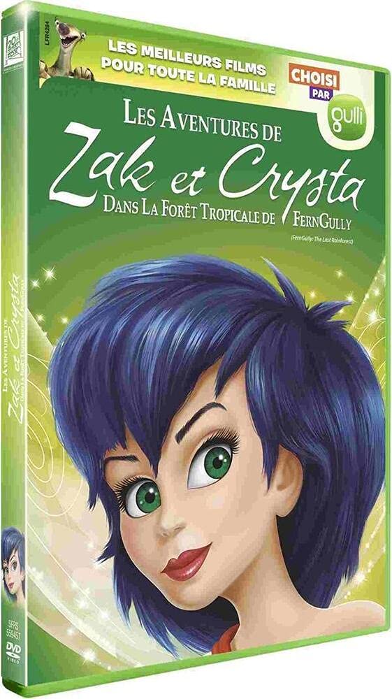 Les Aventures de Zak et Crysta dans la forêt Tropicale de FernGully dvd