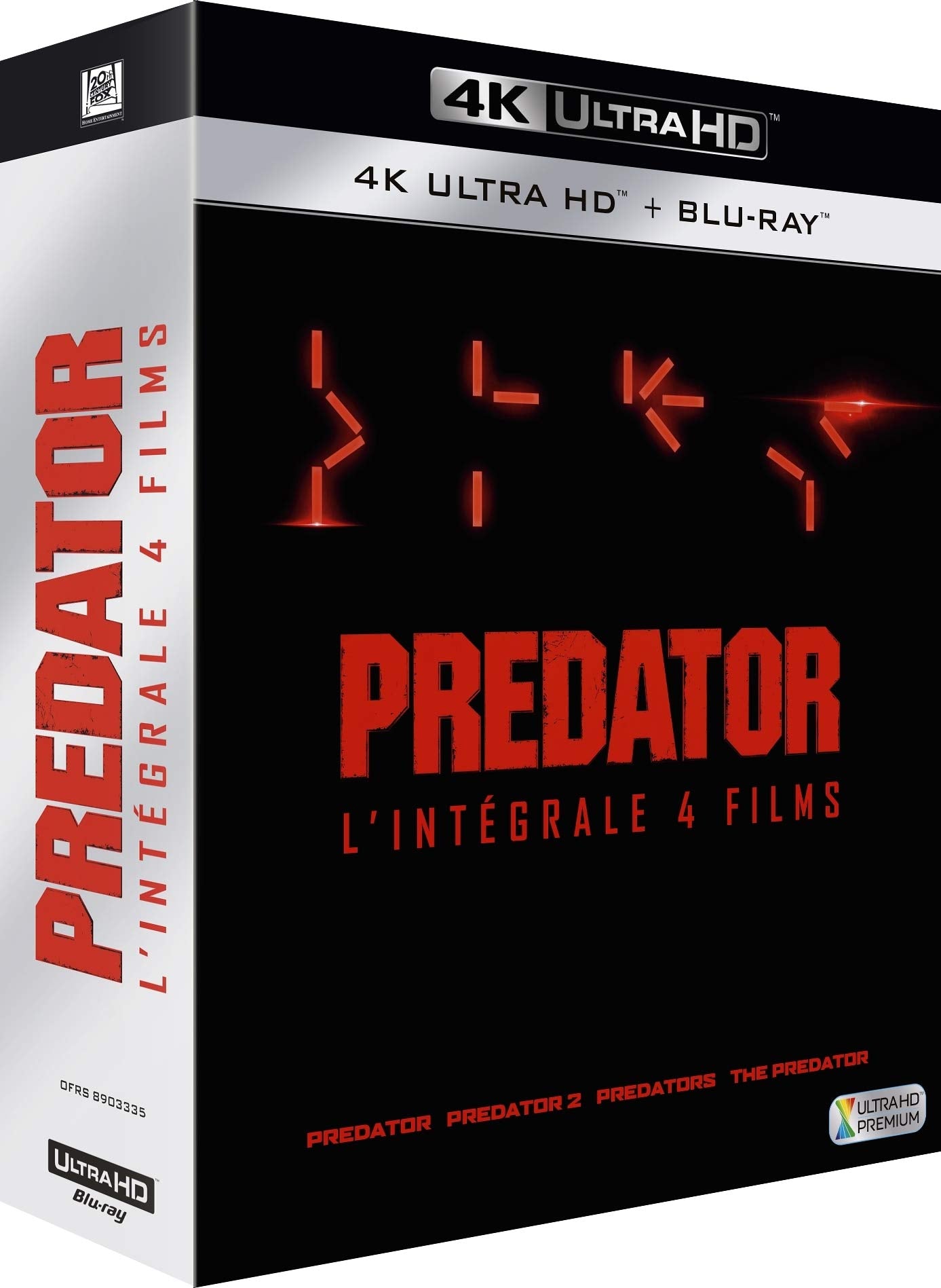 Predator: 4-Movie Collection 4K (BOX) (Deutsche Sprache. Deutsche Untertitel) Films