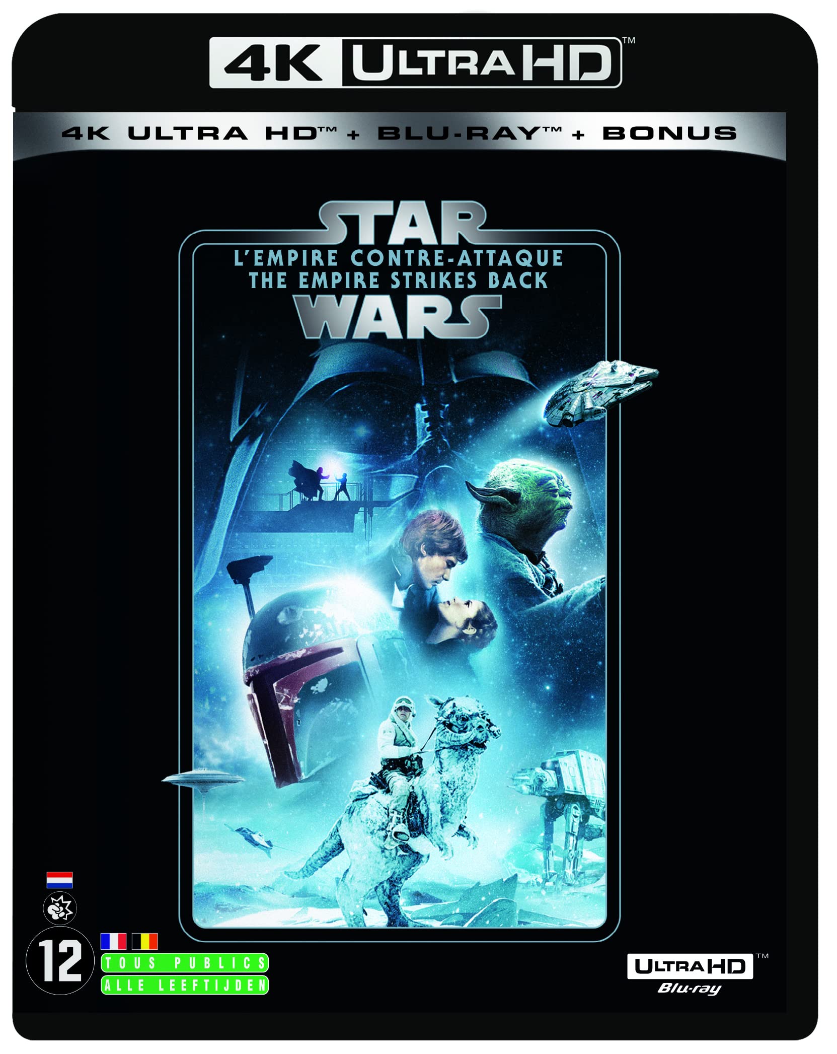 STAR WARS : L'EMPIRE CONTRE-ATTAQUE - COMBO UHD 4K + BD dvd