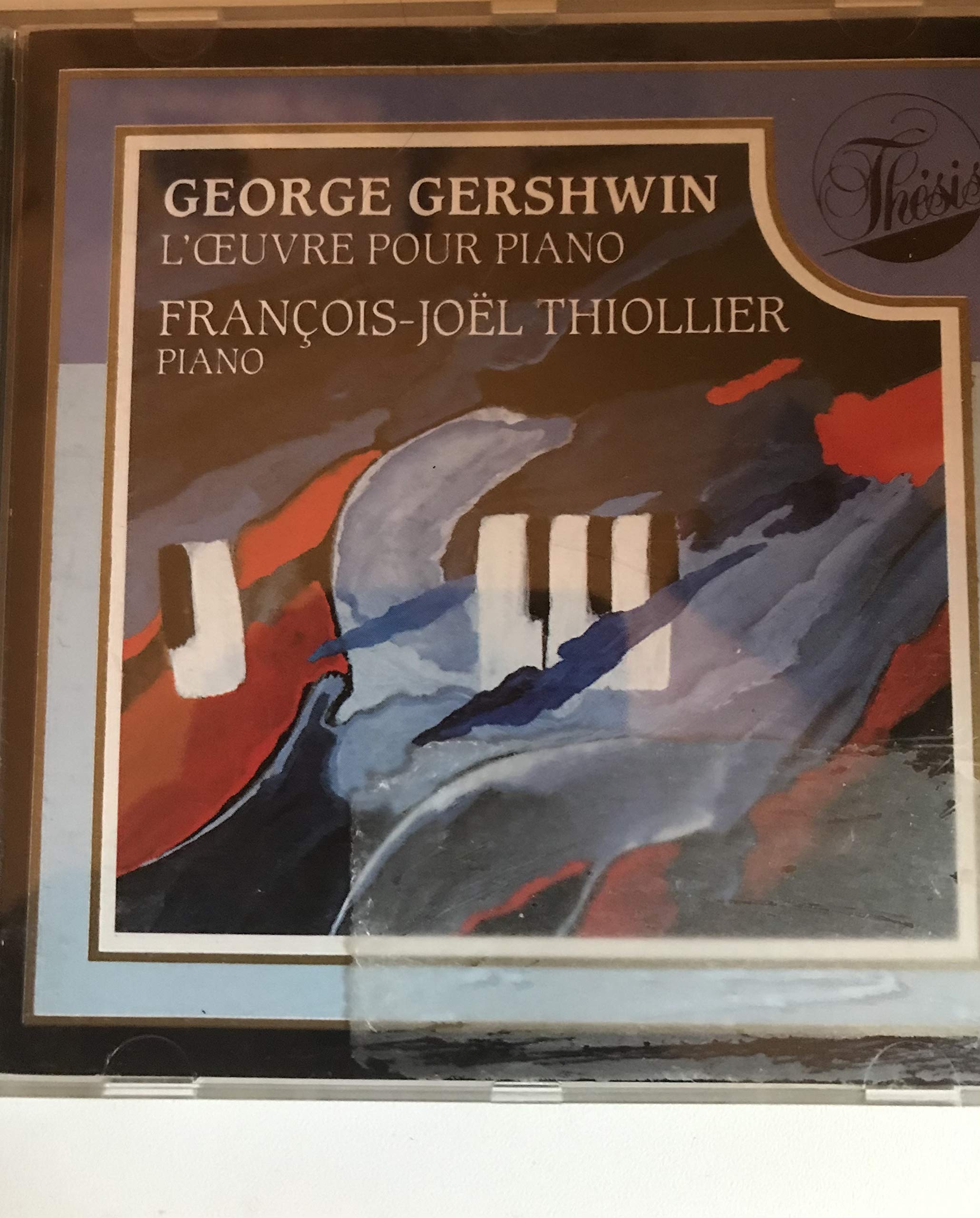 George Gershwin, L'Oeuvre pour piano, rhapsody in blue, an american in Paris, 18 chansons... cd