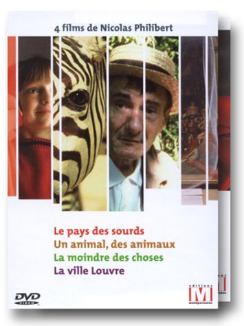 Coffret Nicolas Philibert 4 DVD : La Moindre des choses / Le Pays des sourds / Un animal, des animaux / La Ville Louvre Movies
