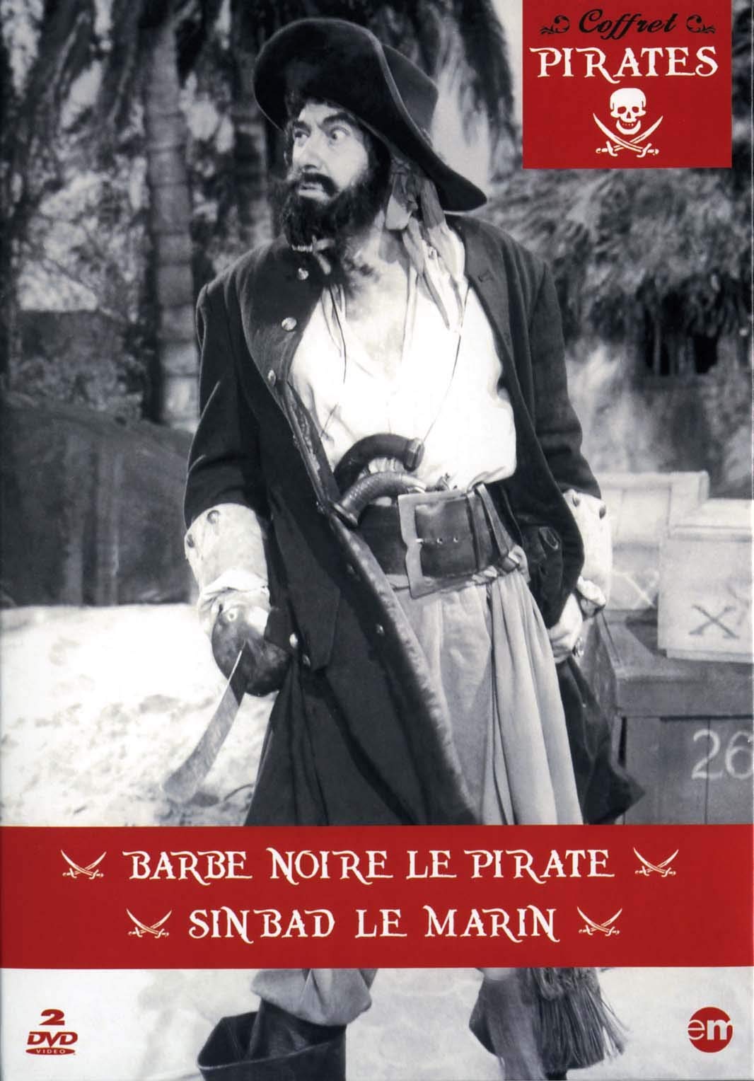Coffret pirates : sinbad le marin ; barbe noire le pirate Films