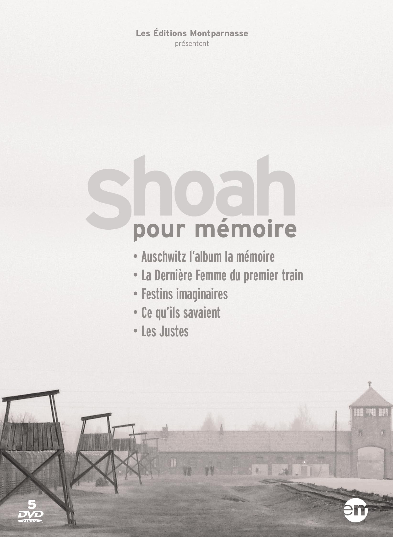 Shoah pour mémoire - Coffret : Auschwitz, l'album de la mémoire + La Dernière femme du premier train + Festins imaginaires + Ce qu'ils savaient + Tzedek : les justes dvd