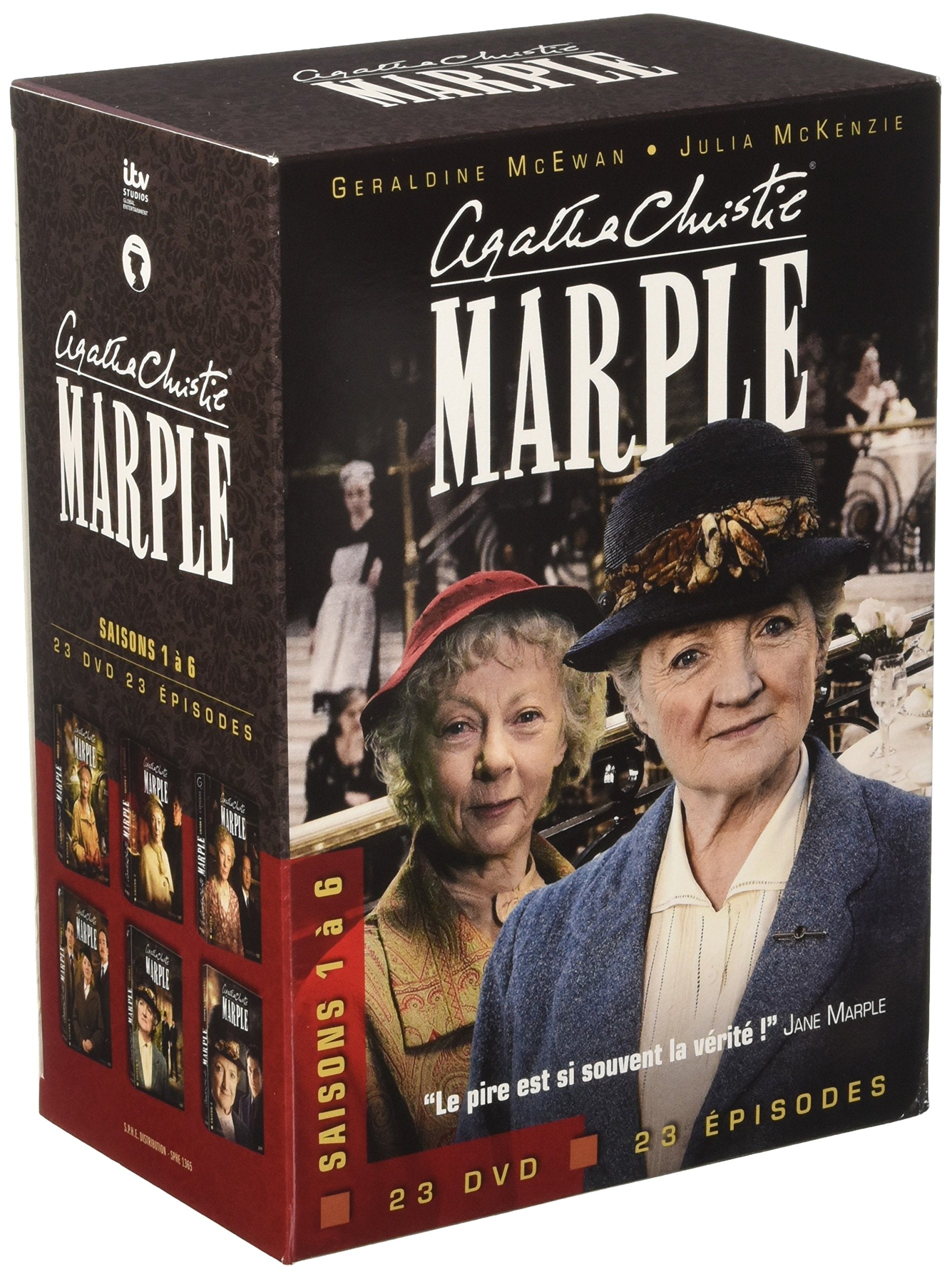 Agatha Christie Marple - L'intégrale saisons 1 à 6 - Coffret 23 DVD Box sets