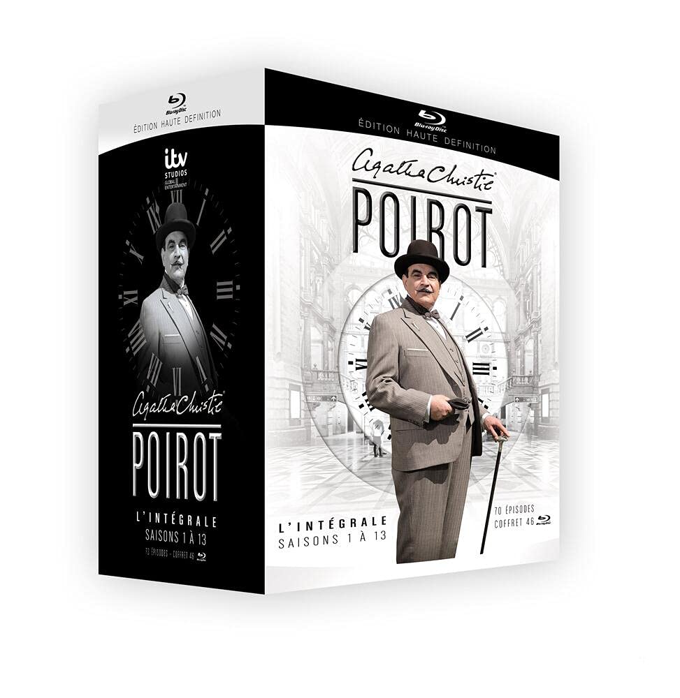 Hercule Poirot - L'intégrale des saisons 1 à 13 - Coffret 45 Blu-ray dvd