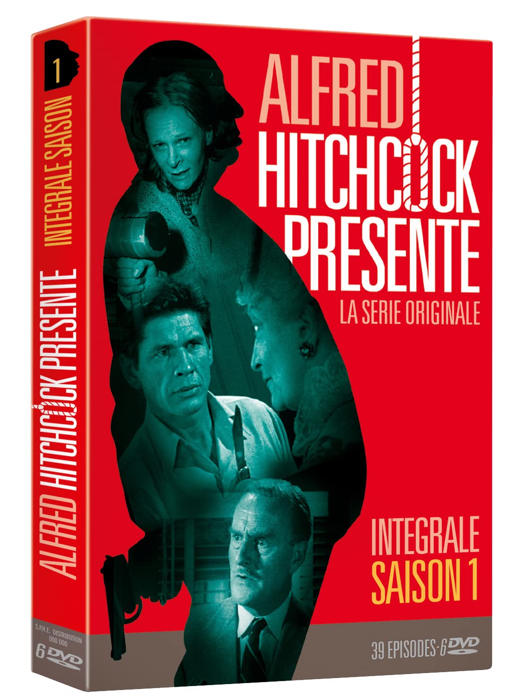 Edition française officielle - Alfred Hitchcock présente - La série originale - Saison 1 - Coffret 6 DVD Box sets