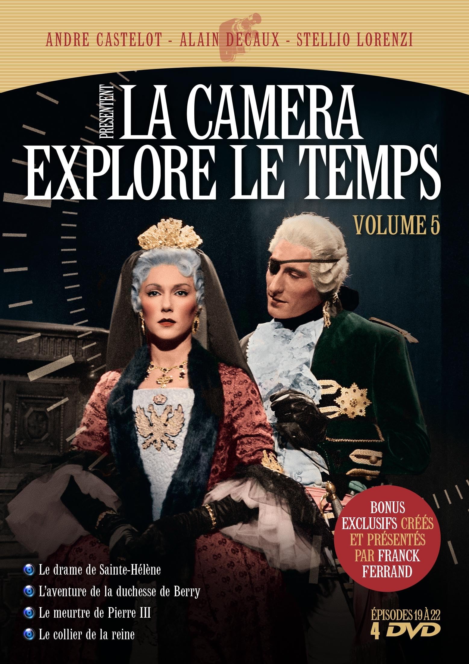 Edition française officielle - La Caméra explore le temps - Volume 5 - Coffret 4 DVD dvd