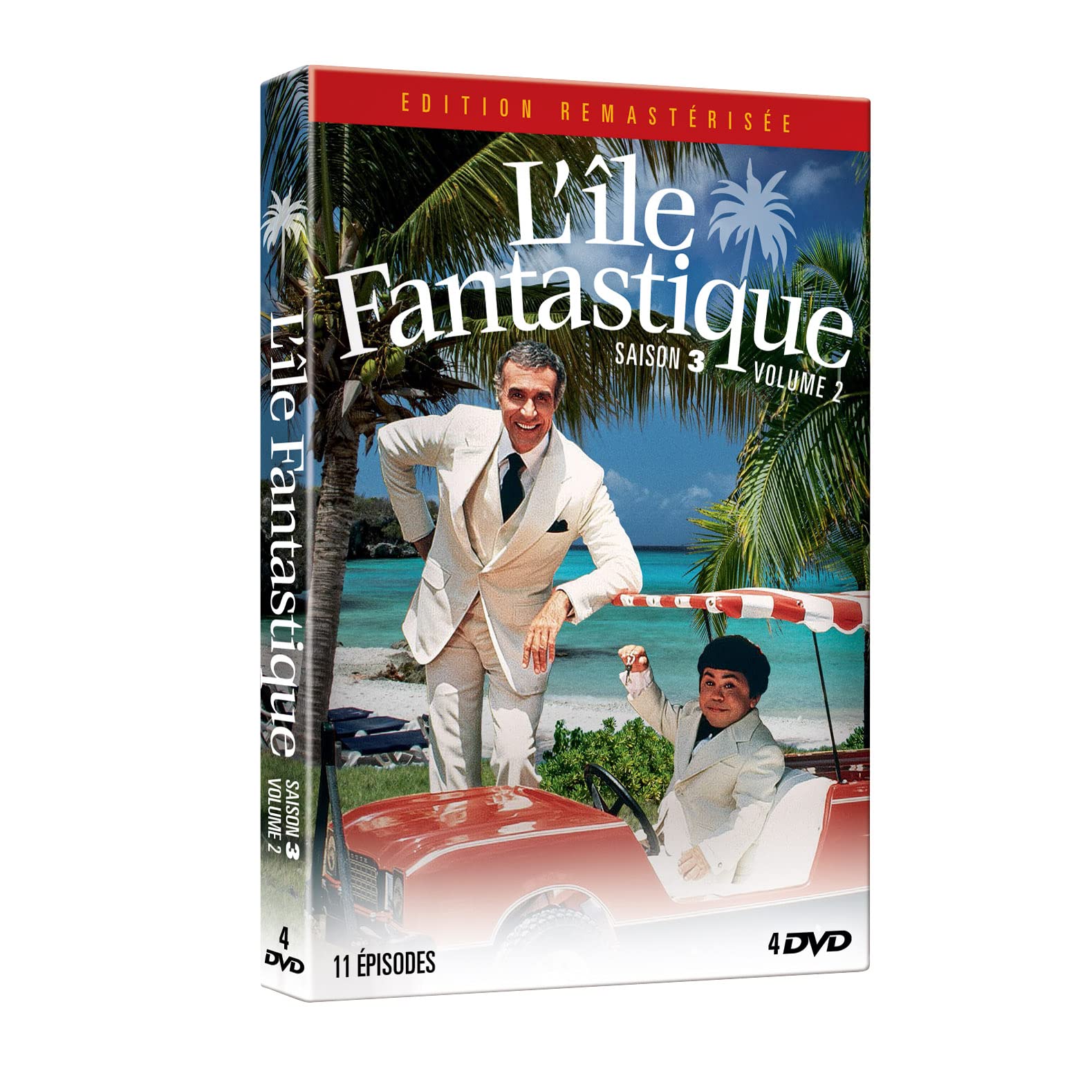 Edition française officielle - L'Ile Fantastique - Saison 3, volume 2 - Coffret 4 DVD Box sets