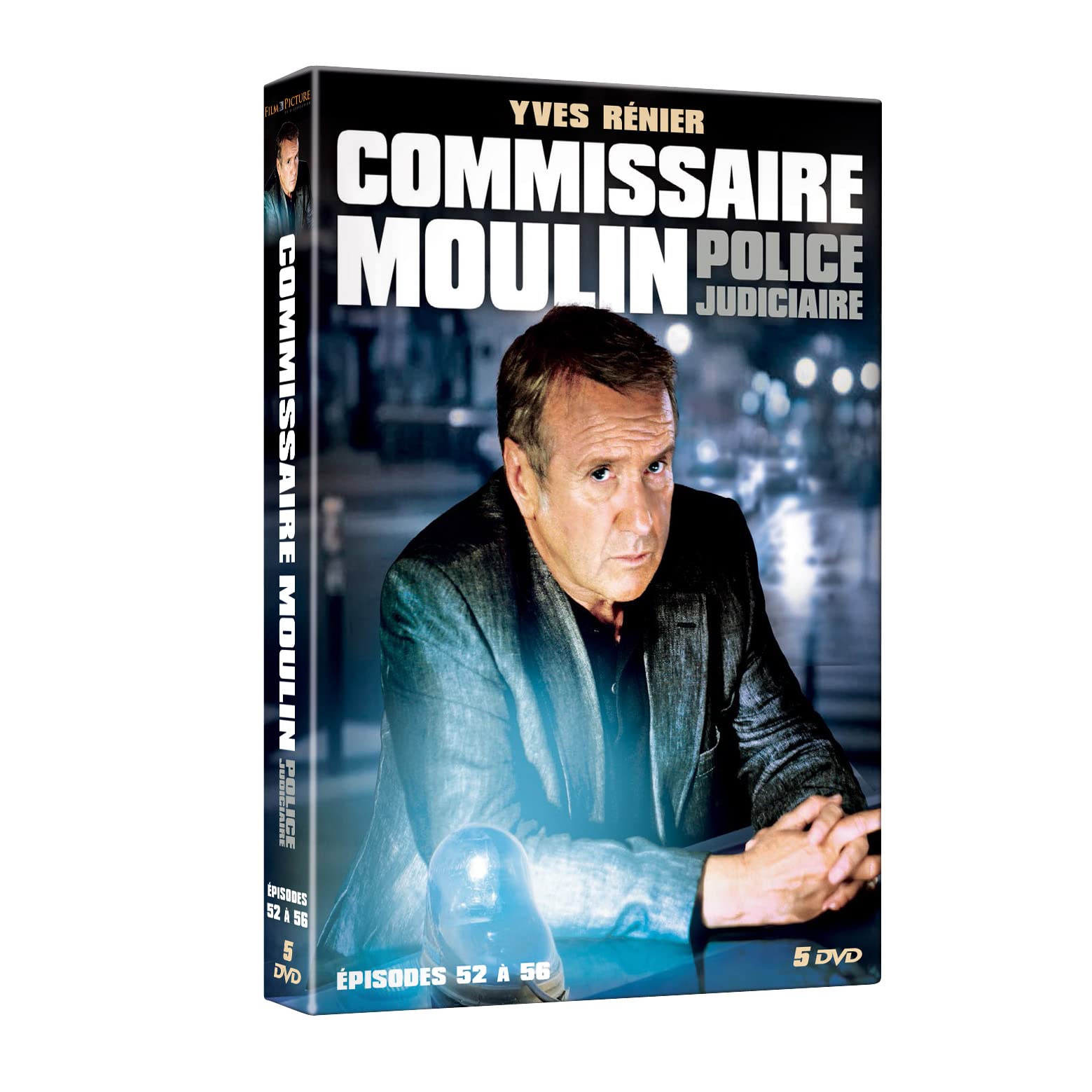 Edition française officielle - Commissaire Moulin - Épisodes 52 à 56 - Coffret 5 DVD dvd