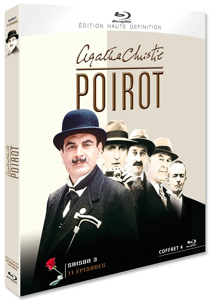 Agatha Christie : Poirot - Saison 3 - Coffret 4 Blu-ray dvd