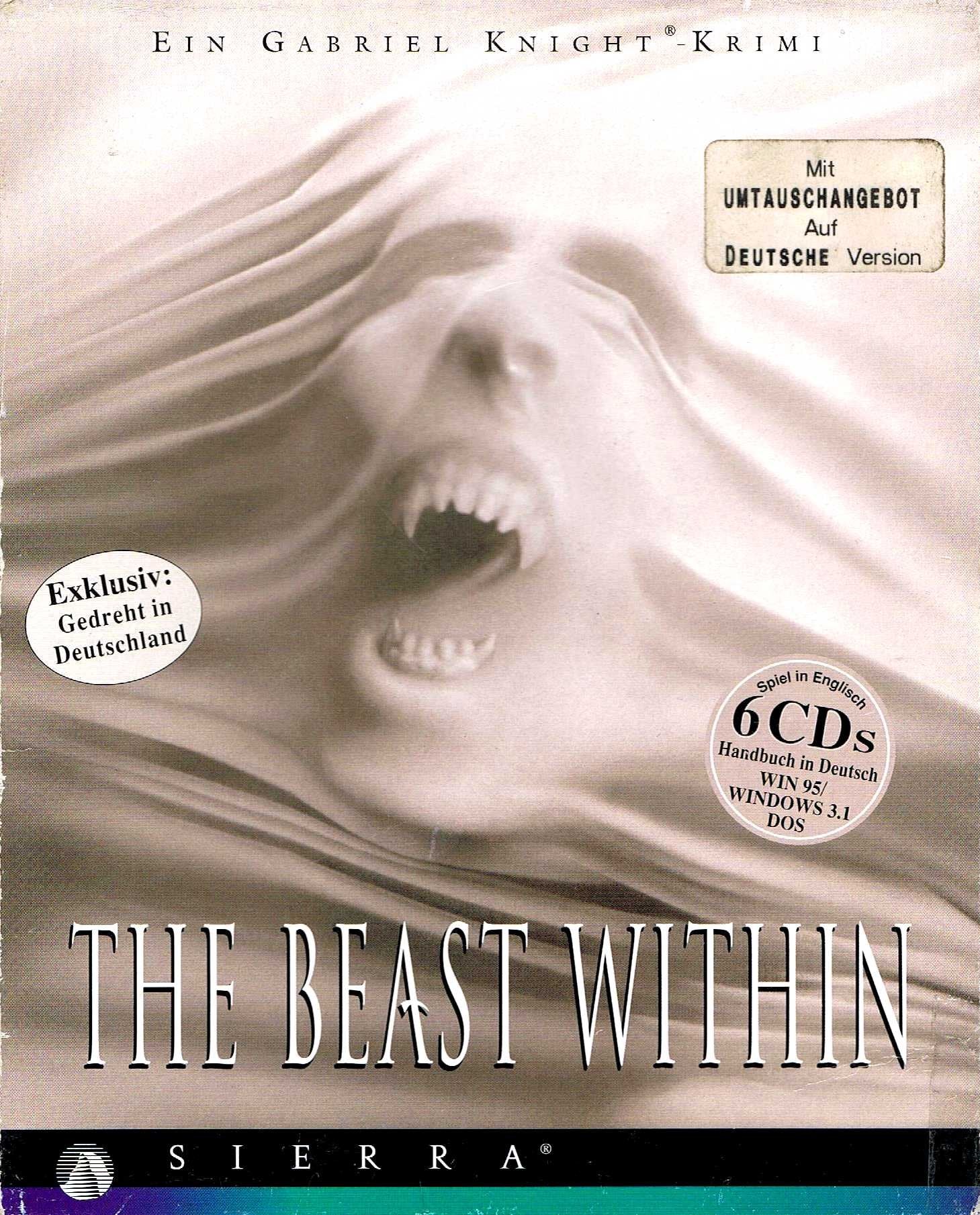 Product Image: The Beast Within (Ein Gabriel Knight Krimi)