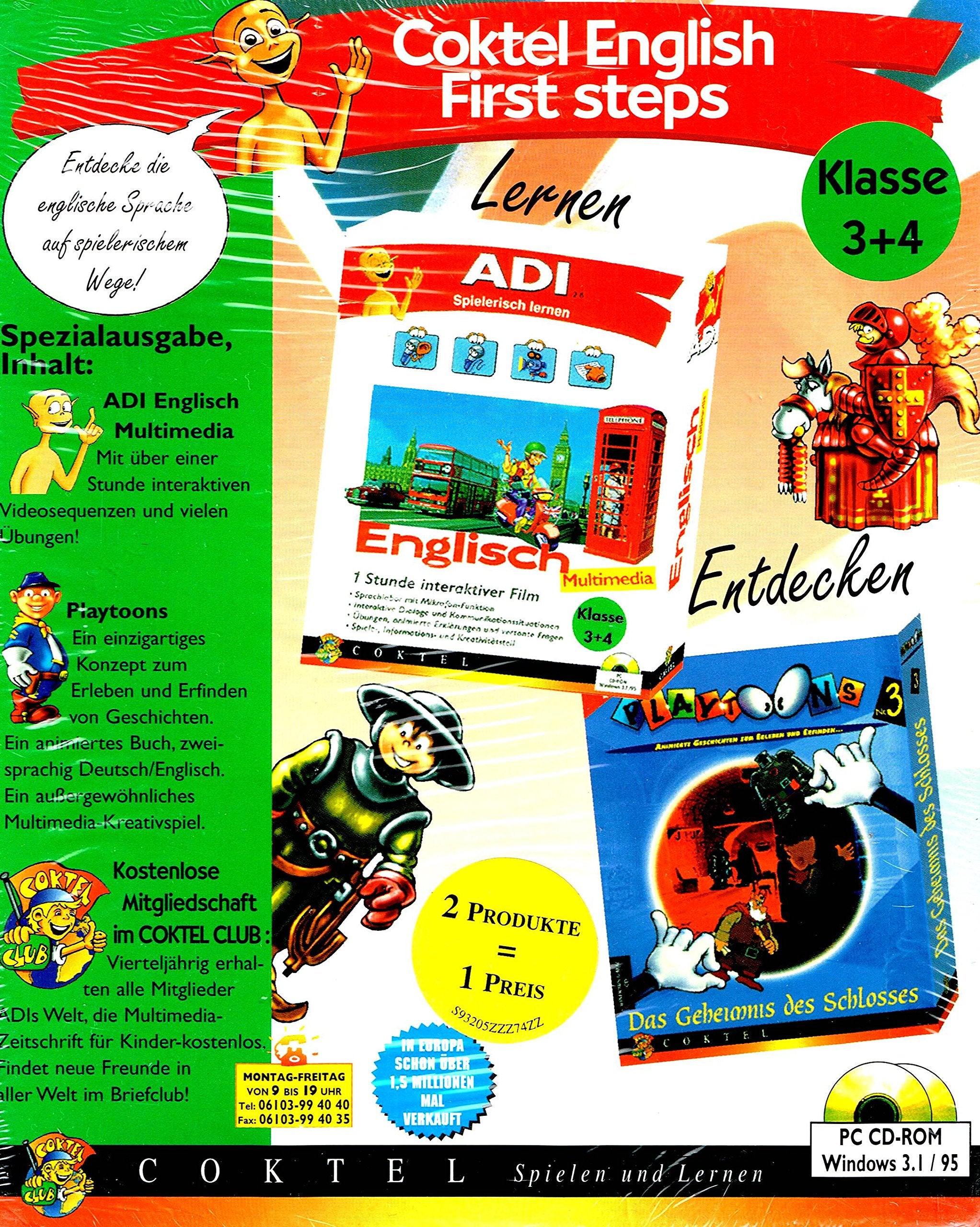 Coktel English - First steps (ADI 2.6, Playtoons Nr.3) Hobbies & Leisure