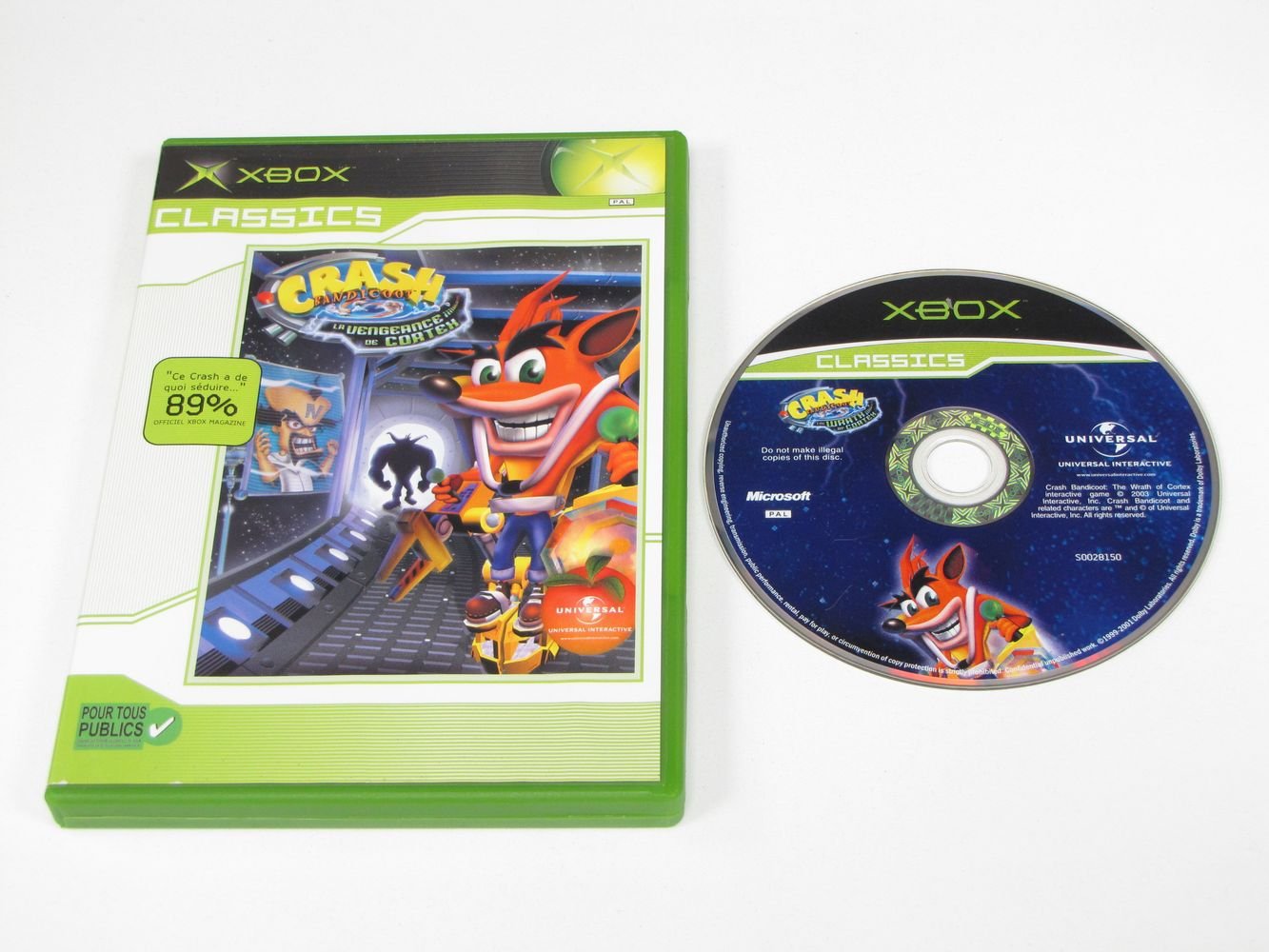 Crash Bandicoot : La Vengeance du cortex - Classics game