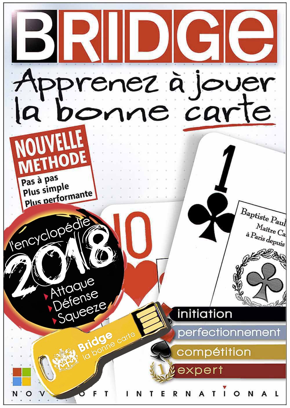 BRIDGE - Expert 2018 sur clé USB OR (Windows XP, 7, 8, 10) software