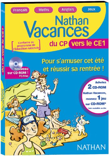 Product Image: Nathan Vacances CP vers CE1 + CD-Rom PC découverte Print Artist 2004