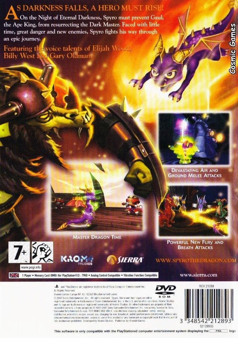 The Legend of Spyro: The Eternal Night PlayStation 2