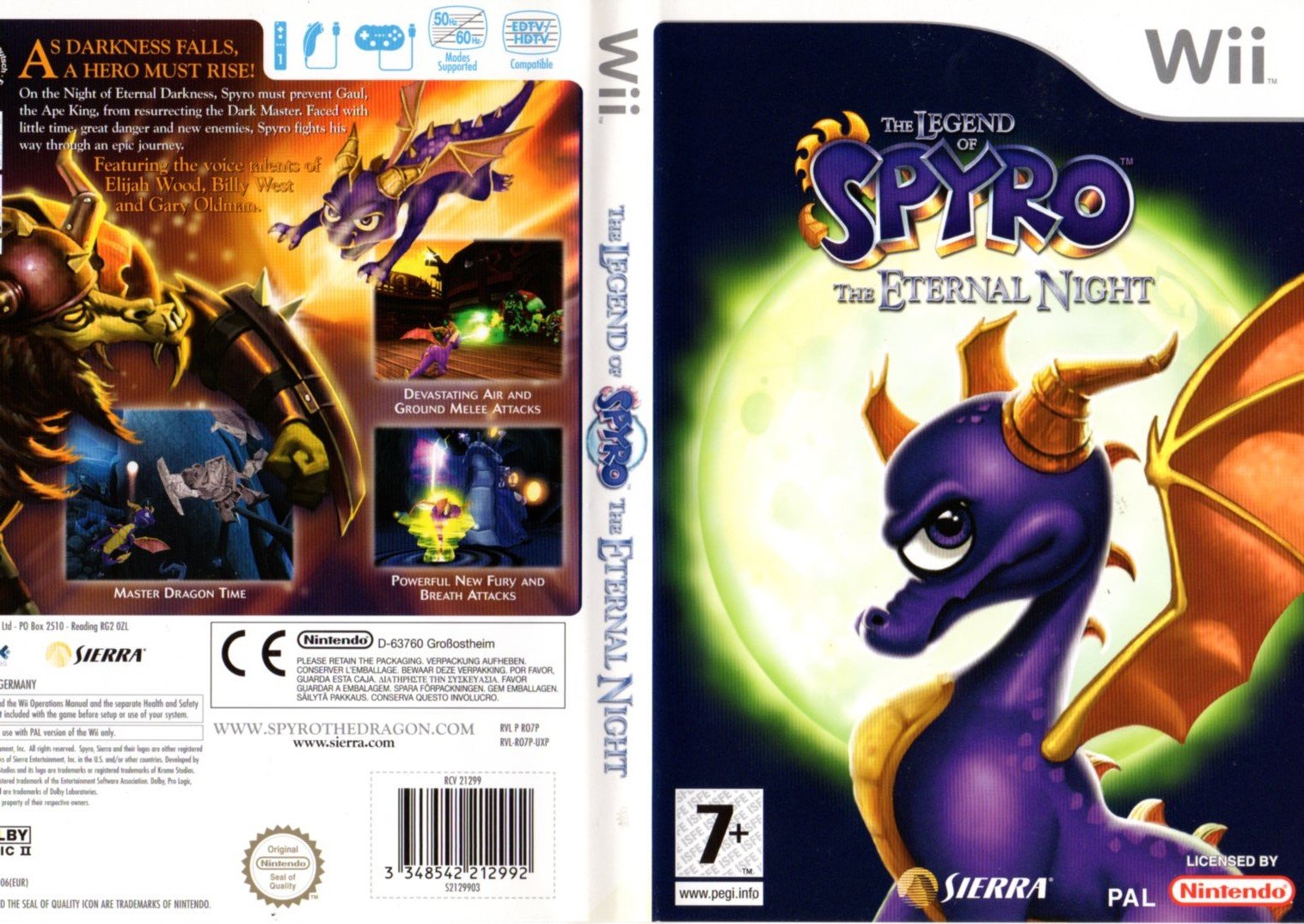Nintendo Wii - The Legend of Spyro: The Eternal Night Wii