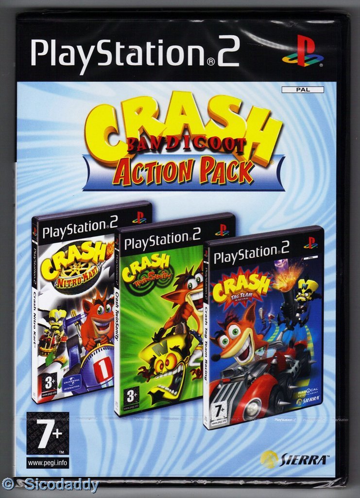 Crash Bandicoot Action Pack PlayStation 2