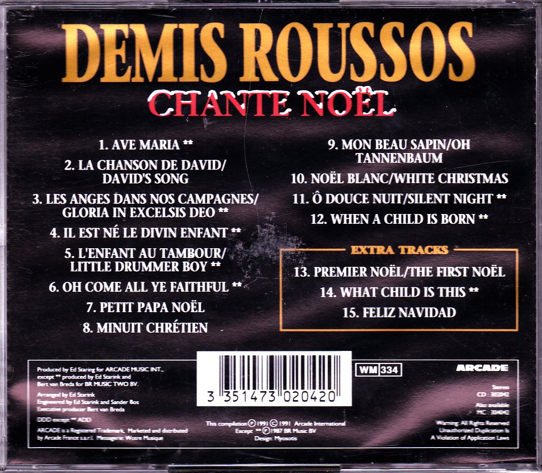 Demis Roussos Chante Noel Other music genres