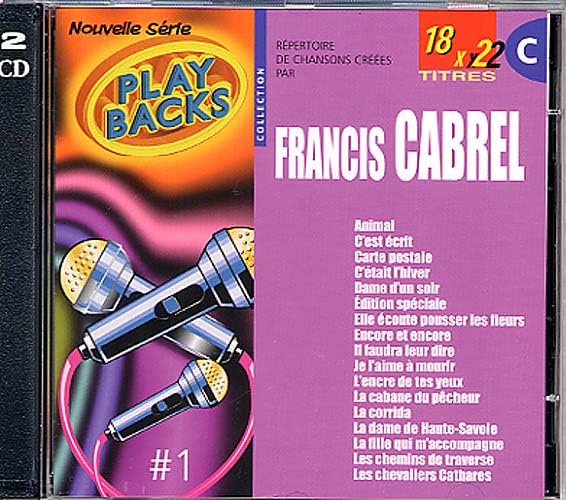 CD Play Back Francis Cabrel Vol.01 BIS Music