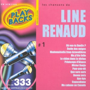 Cd play-backs vol 333 Line Renaud #1 cd
