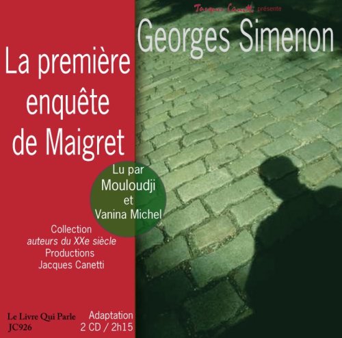 LA PREMIERE ENQUETE DE MAIGRET / 2 CD Books