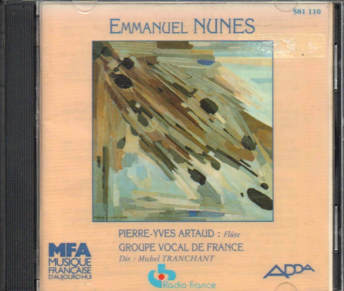 Emmanuel Nunes / Grung - Minnesang cd
