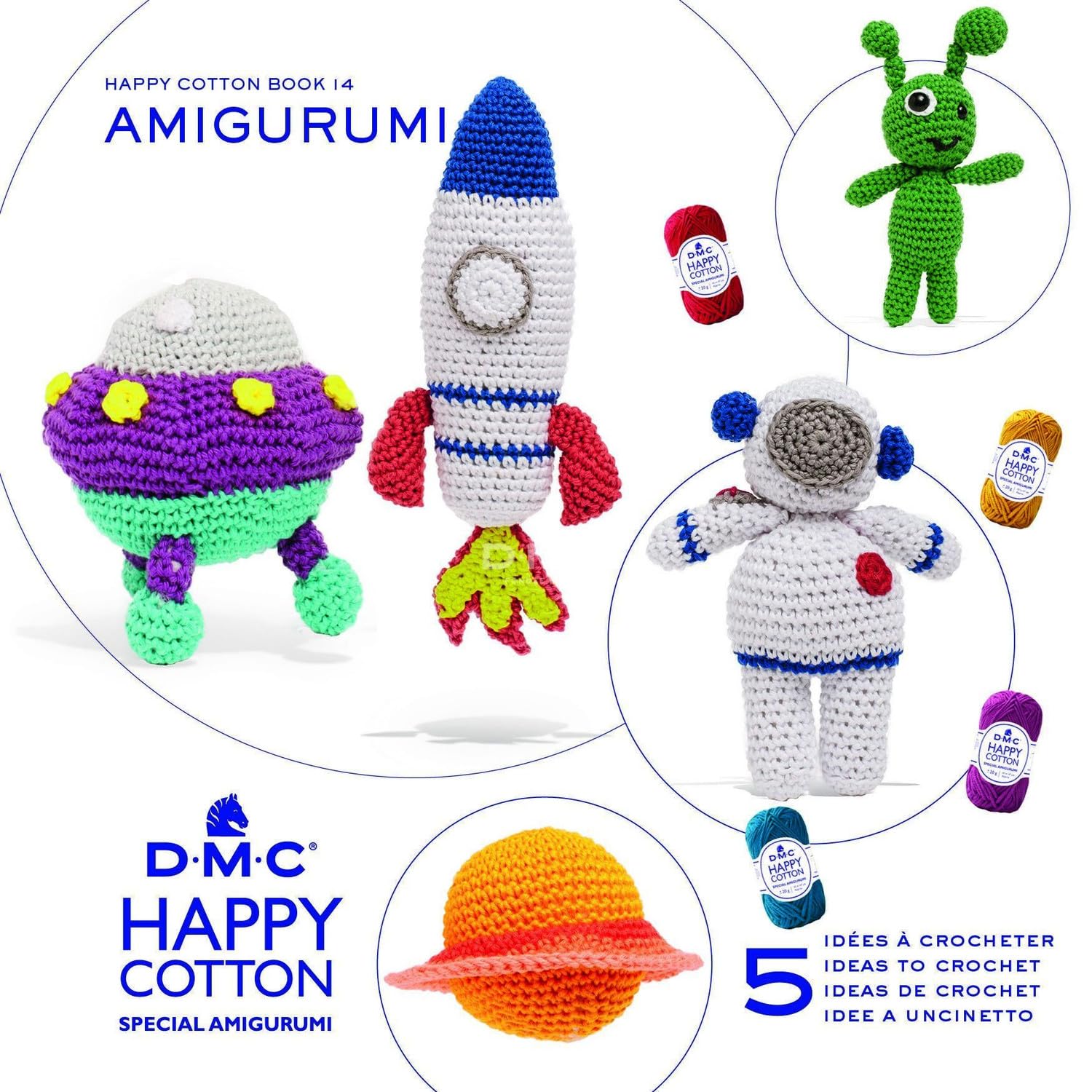 Livre DMC Numéro 14 Happy Cotton Les Envahisseurs book