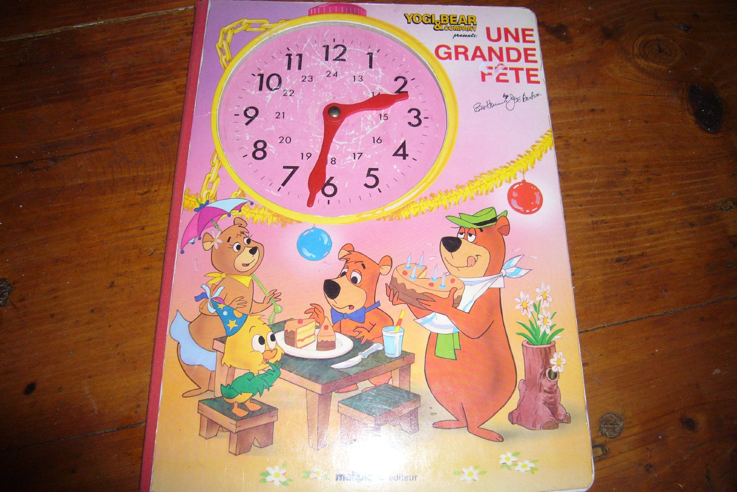 ***l'horloge raconte : une grande fete** book