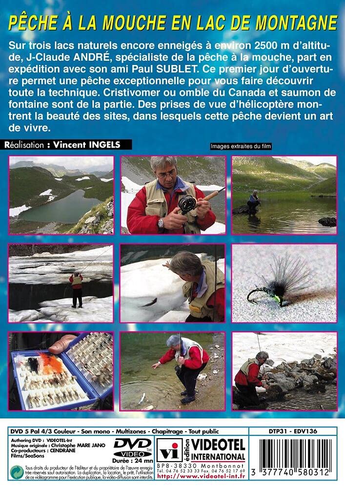 Pêche a la mouche en lac de montagne Films