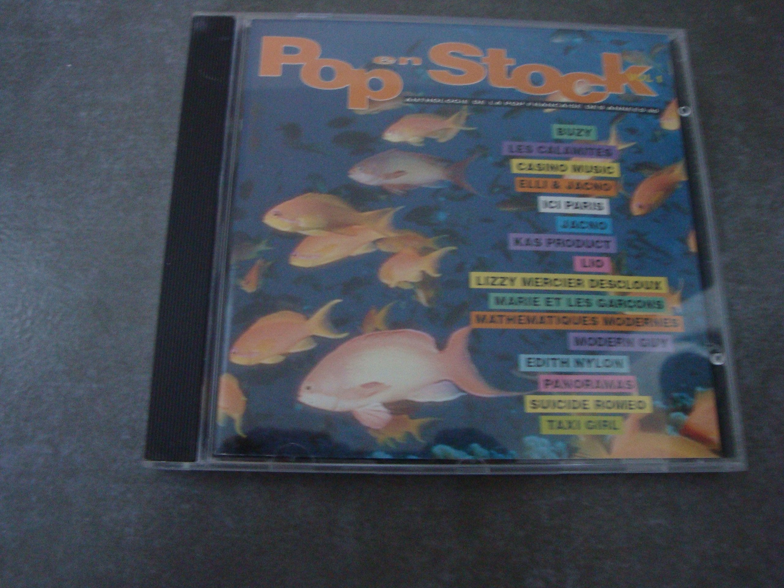 POP EN STOCK VOL 1 !! "ANTHOLOGIE DE LA POP FRANÇAISE DES ANNÉES 80" cd