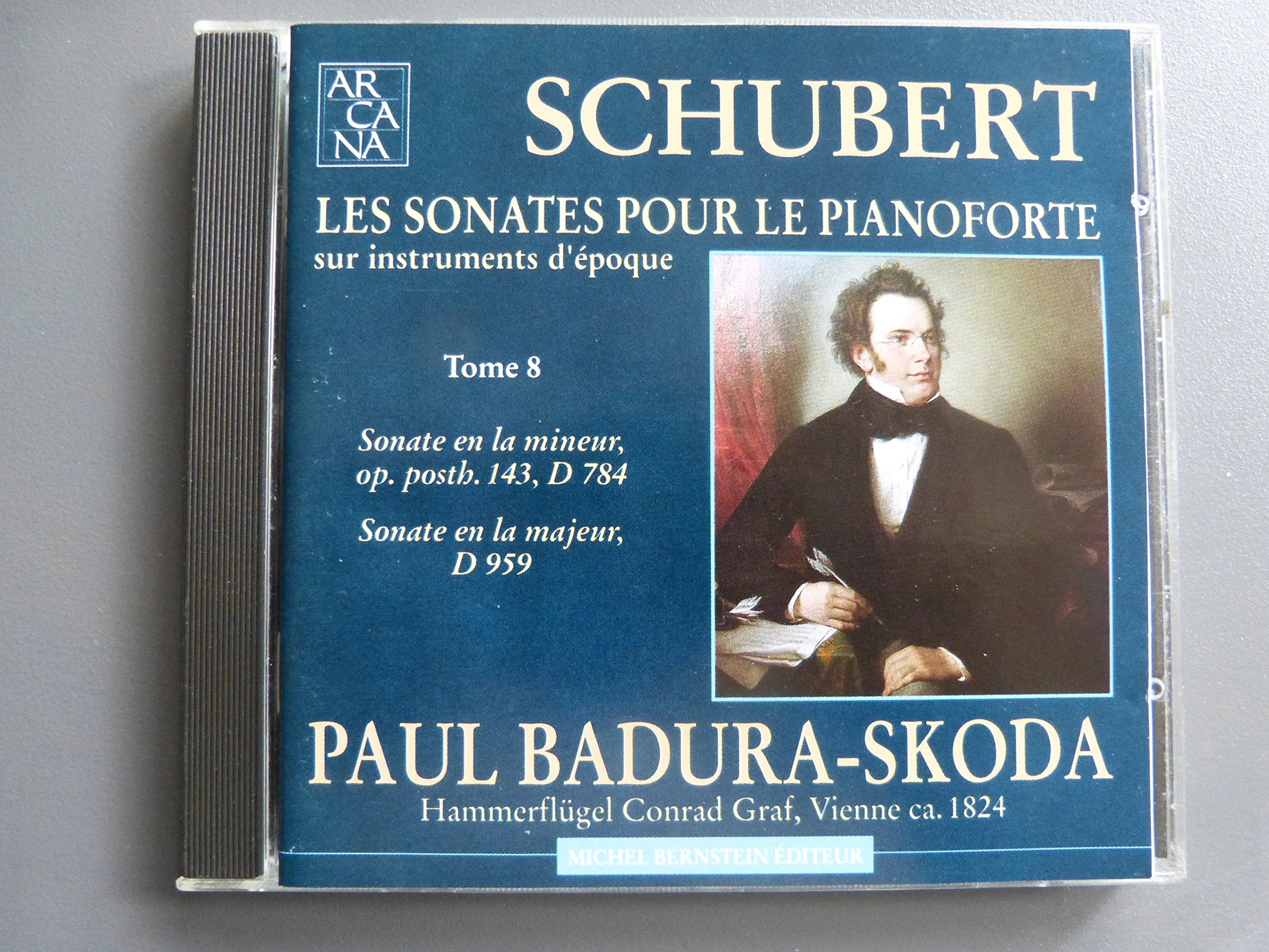 SCHUBERT - Sonatas for Piano Forte - Volume 8 - PAUL BADURA SKODA PAUL BADURA SKODA; SCHUBERT and Conrad Graf Music