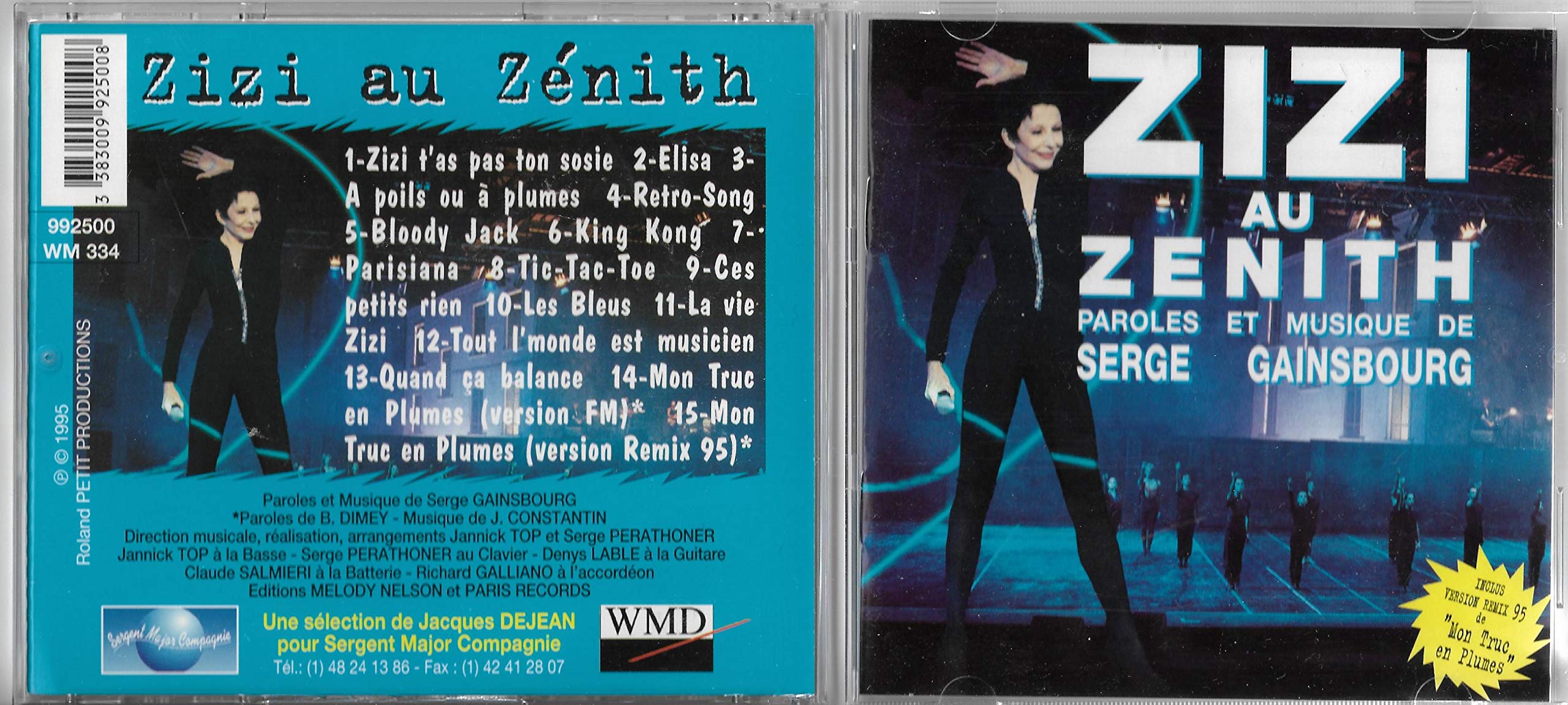 ZIZI AU ZENITH 1995 (Paroles et Musique de Serge Gainsbourg) Music