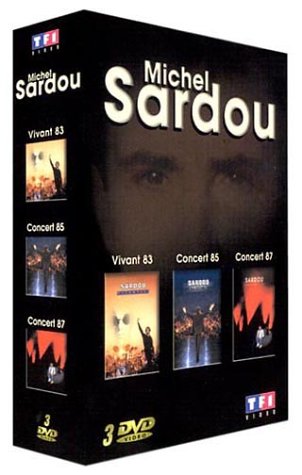 Coffret Michel Sardou 3 DVD - Vol.1 : Vivant 83 / Concert 85 / Concert 87 Movies