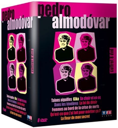 Pedro Almodovar : La Fleur de mon secret / Kika / Talons aiguilles / En chair et en os / Dans les ténèbres / la Loi du désir / Femmes au bord de la ... pour mériter ça ? - Coffret 8 DVD Movies