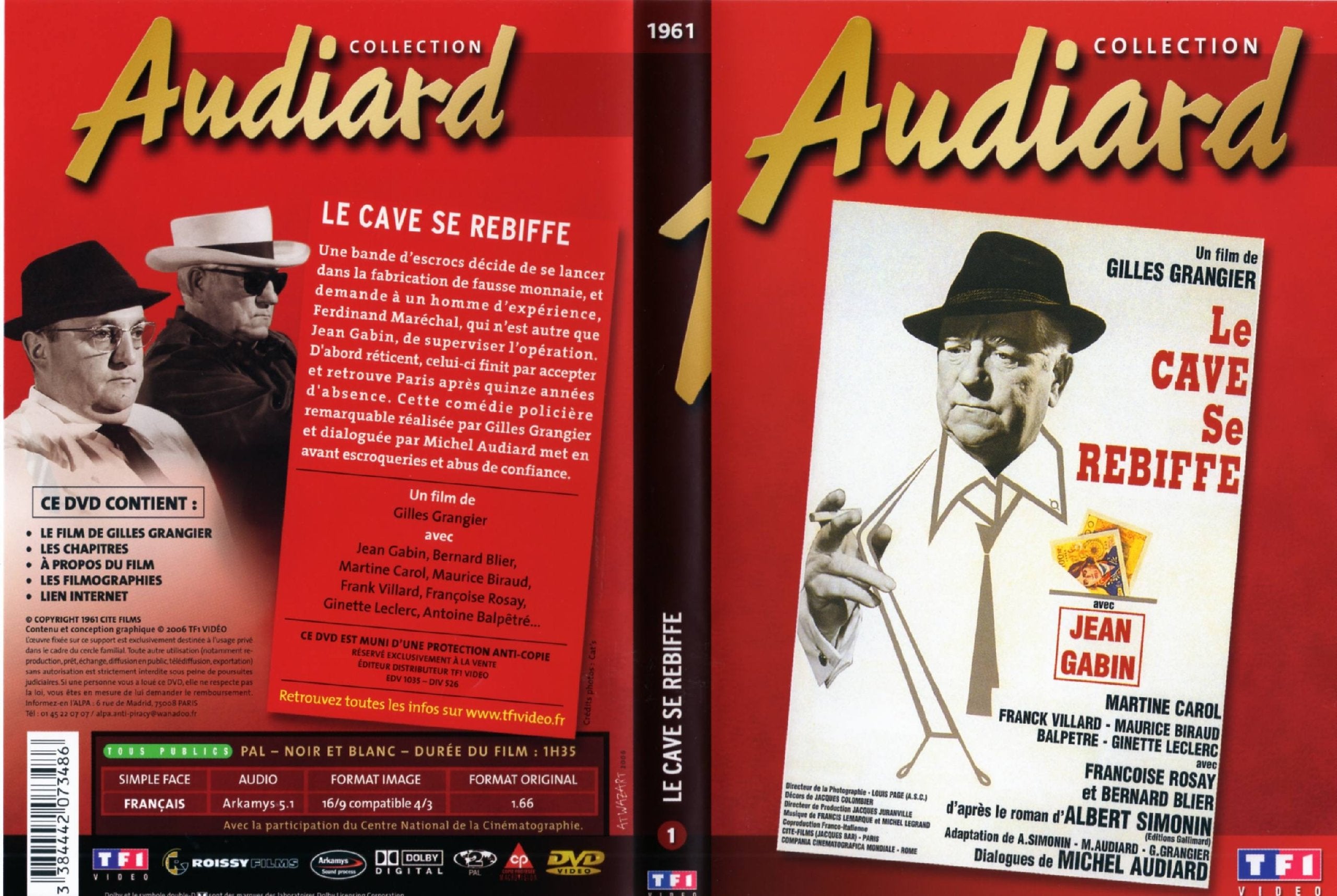 Collection Audiard - Le Cave Se Rebiffe Films