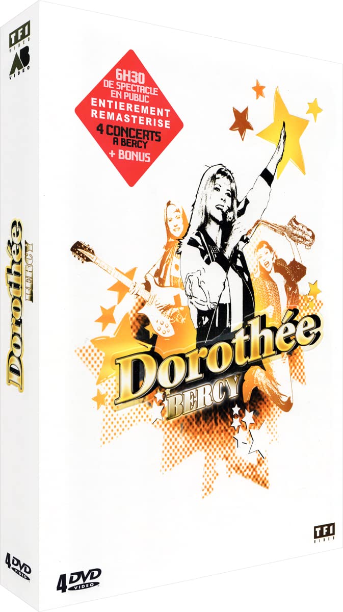 Dorothée - Intégrale 4 Concerts : Bercy 90, 92, 94 & 96 - Coffret 4 DVD Films
